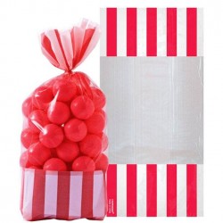 Apple Red Cello Sweet Bags - 27cm