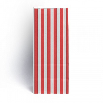 Red Stripe Pick n Mix Paper Bags Red Stripe Pick n Mix Paper Bags