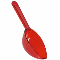 Candy Buffet Plastic Scoop - Apple Red - 16.5cm