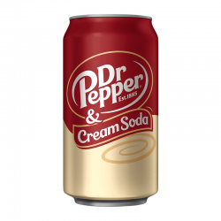 Dr Pepper Cream Soda Can Single