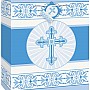 Blue Radiant Cross Medium Gift Bag