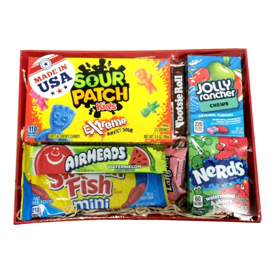 American Candy Gift Hamper Small