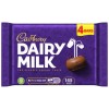 Cadbury Dairy Milk Chocolate Bar 4 Pack