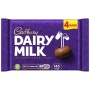 Cadbury Dairy Milk Chocolate Bar 4 Pack