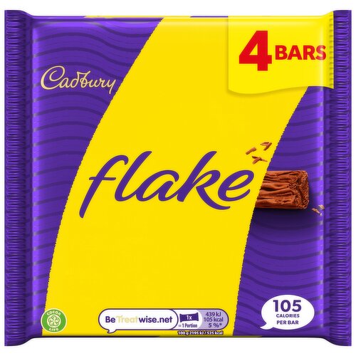 Cadbury Flake Chocolate Bar 4 Pack