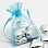 Pale Blue Organza Bag – 3″ x 4″