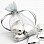 Silver Organza Bag – 3″ x 4″