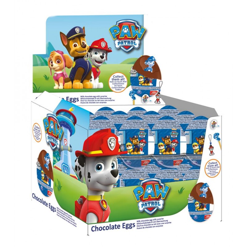 Paw Patrol Chocolate Eggs x 24 Paw Patrol Chocolate Eggs x 24