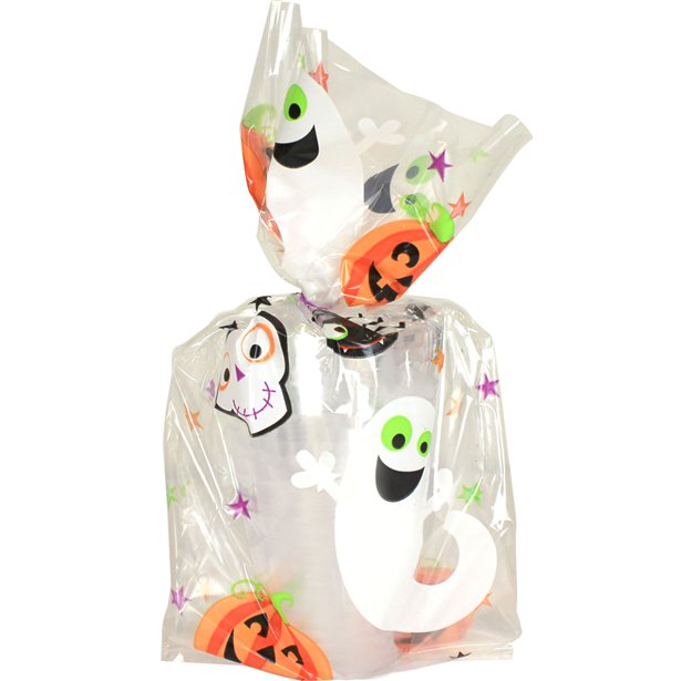 Large Halloween Cello Bags - 29cm Large Halloween Cello Bags - 29cm
