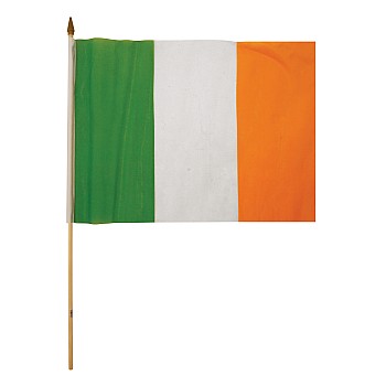 Large Irish Waving Flags - 30cm x 45cm