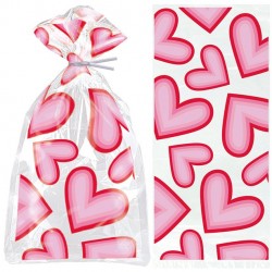 Retro Valentine Hearts Cello Bags