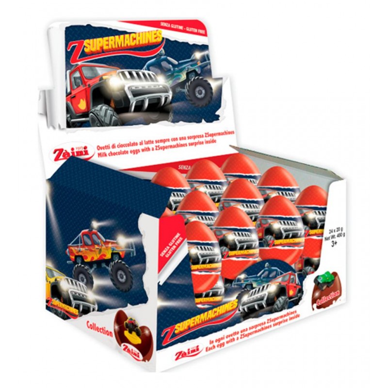 Zaini Supermachines Surprise Chocolate Eggs Zaini Supermachines Surprise Chocolate Eggs